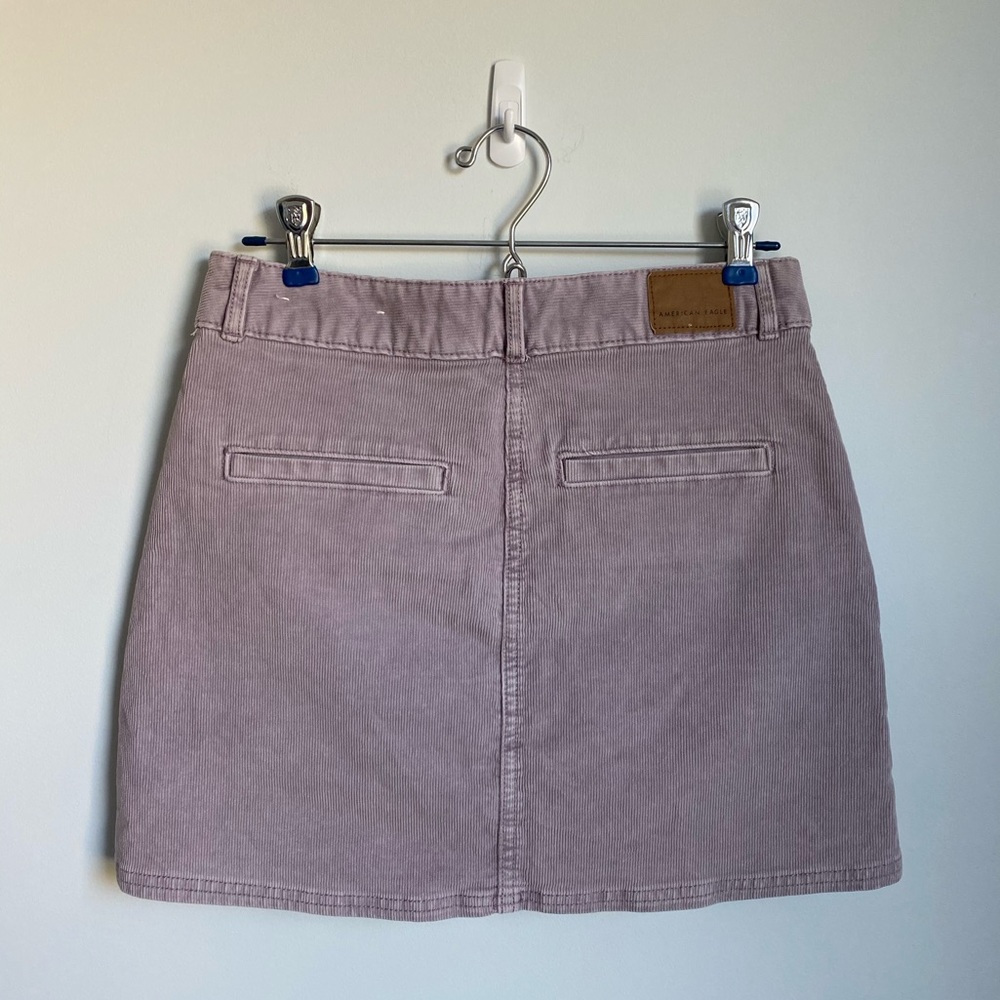 American Eagle Purple Corduroy Skirt - Picture 3 of 4
